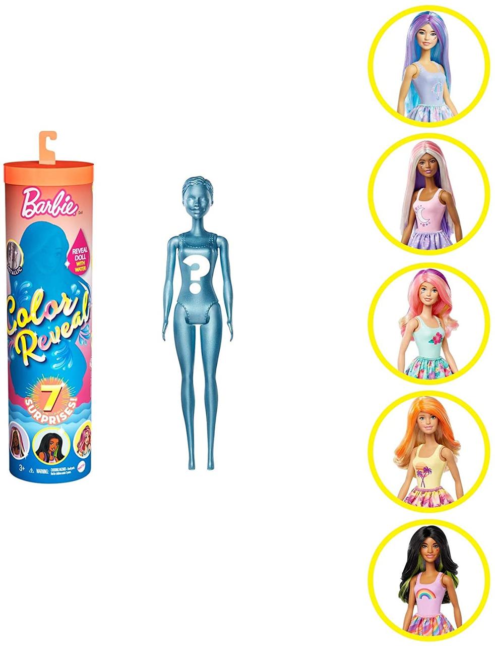 

Кукла-сюрприз Barbie Цветное перевоплощения серия 3