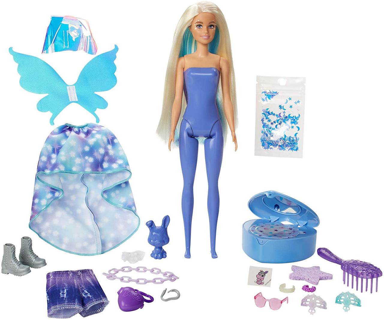 

Кукла Barbie серия Цветное перевоплощение Фея Peel Fairy 25 сюрпризов