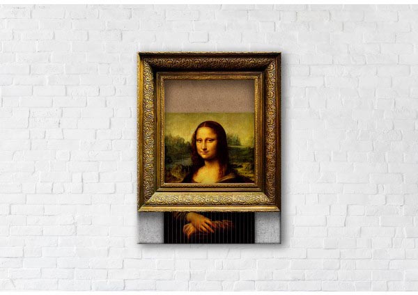 

Картина на холсте IBR Banksy Lisa 75x100 см