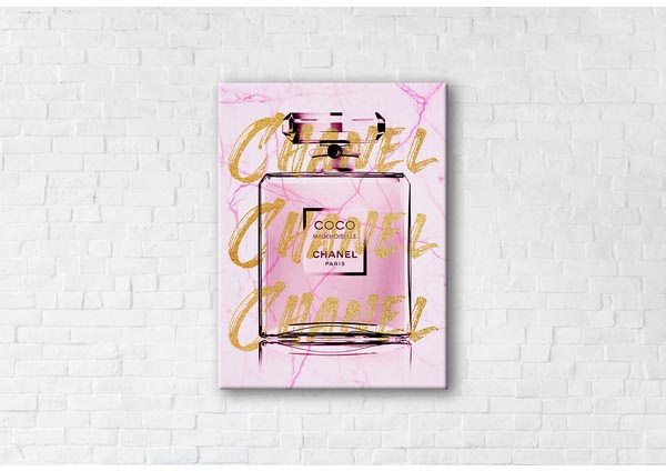 

Картина на холсте IBR Coco Mademoiselle Gold 90x120 см