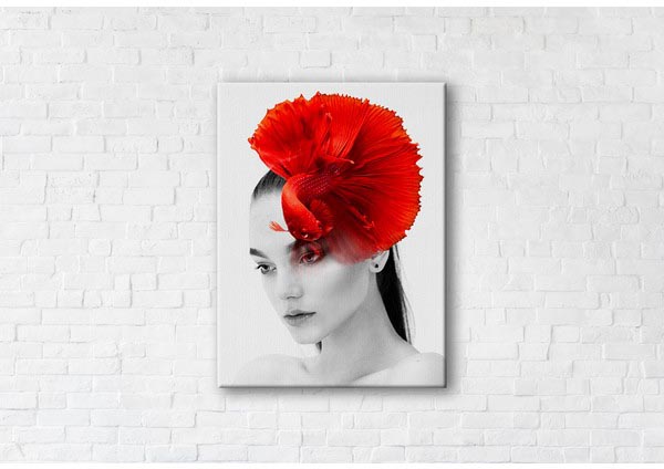 

Картина на холсте IBR Betta Fish 45x60 см