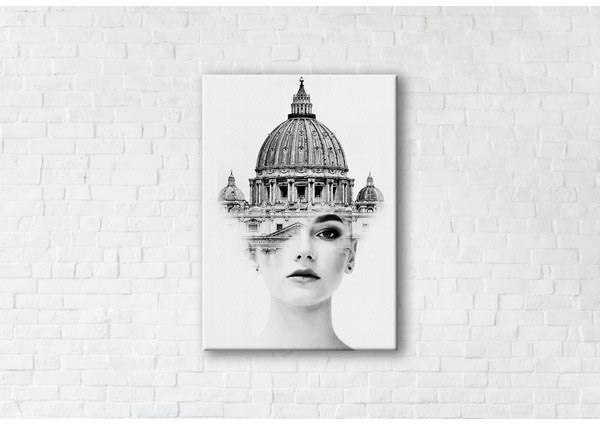 

Картина на холсте IBR St. Peter's Basilica 75x100 см