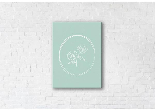 

Картина на холсте IBR Flowers 45x60 см