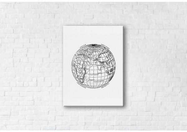 

Картина на холсте IBR The Globe 50x65 см