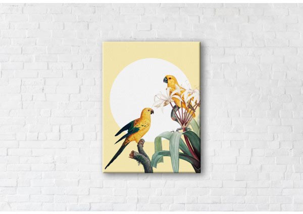 

Картина на холсте IBR Parrots 45x60 см