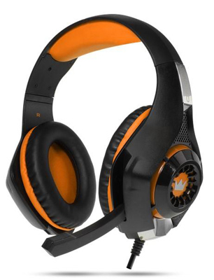 

Наушники Crown CMGH-102T Black/Orange USB