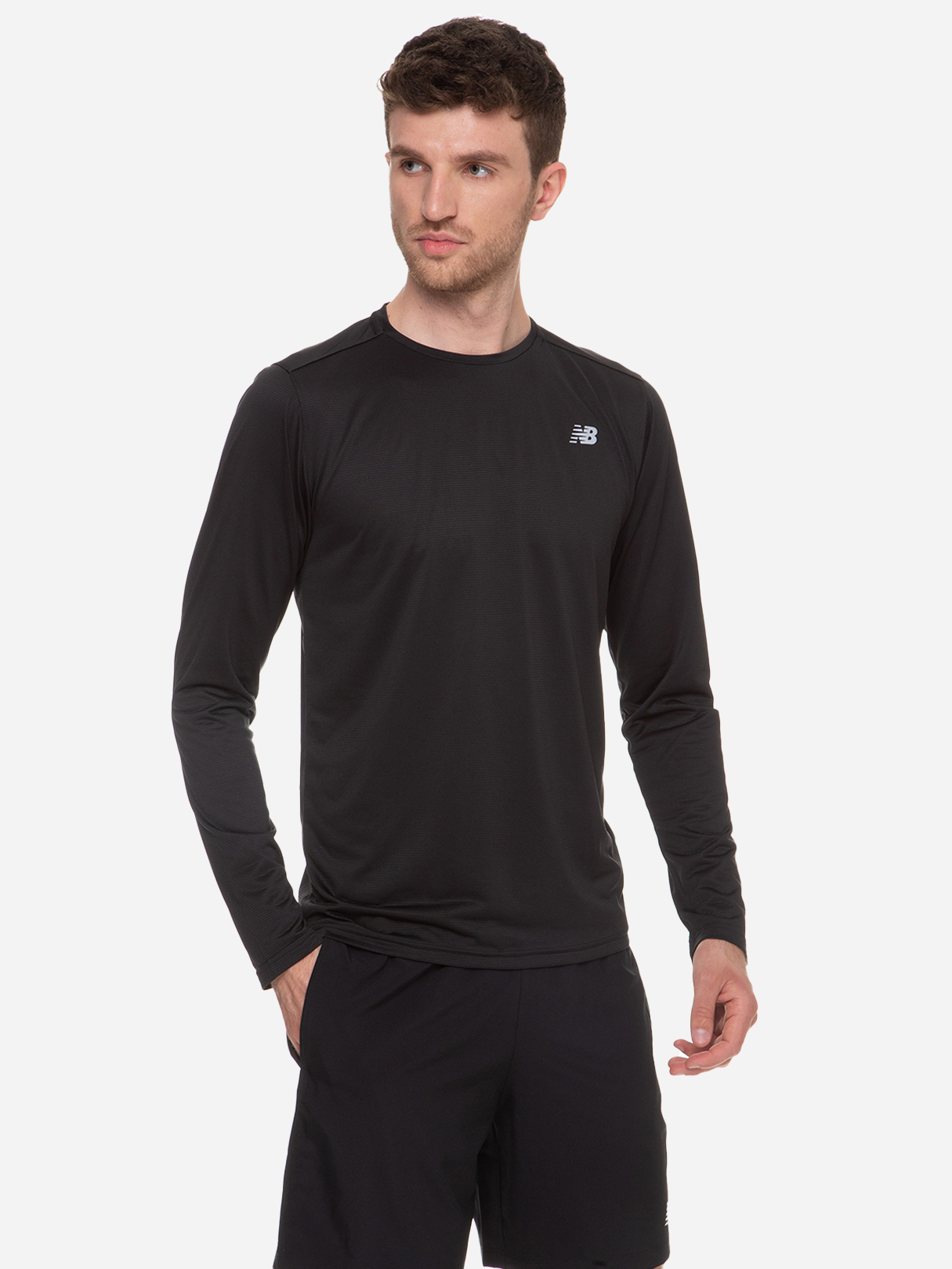 

Спортивный лонгслив New Balance Accelerate LS MT03205BK  Черный, Спортивный лонгслив New Balance Accelerate LS MT03205BK 2XL Черный
