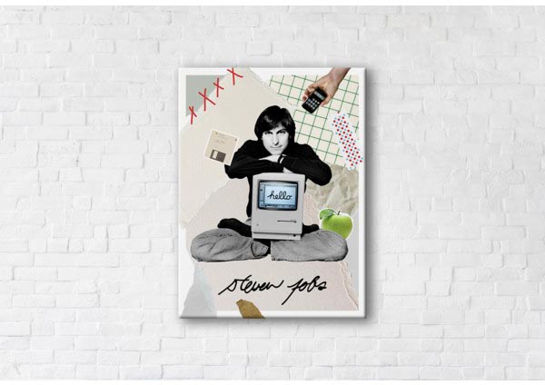 

Картина на холсте IBR Steve Jobs 90x120 см