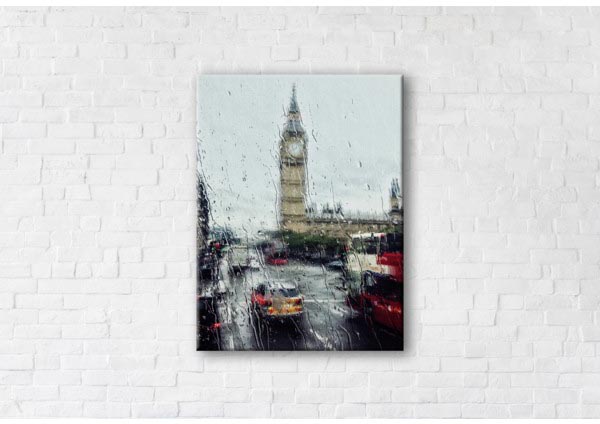 

Картина на холсте IBR Rain In London 50x65 см
