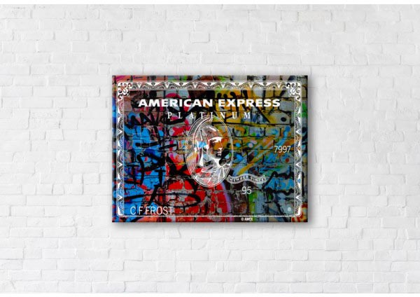 

Картина на холсте IBR Graffity American Express 110x145 см