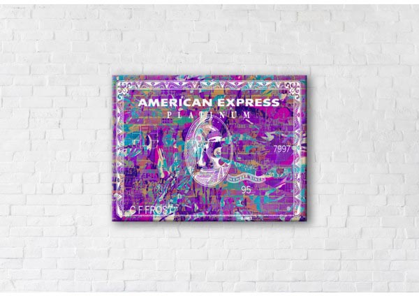 

Картина на холсте IBR Toxic American Express 110x145 см