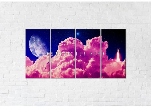 

Картина на холсте IBR Always Fly High 40x80 см