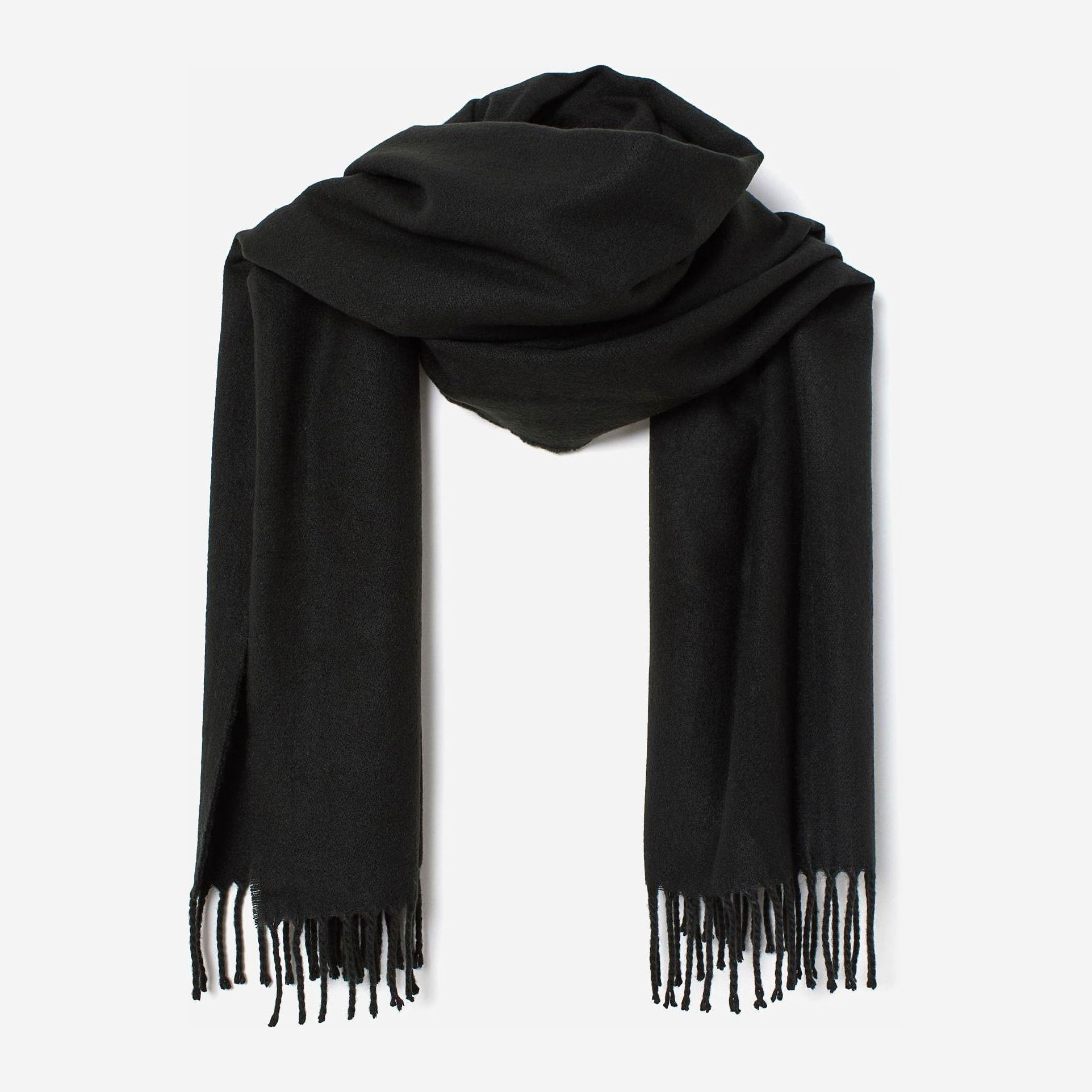 

Шарф H&M 7279540wtr 180x50 см Черный