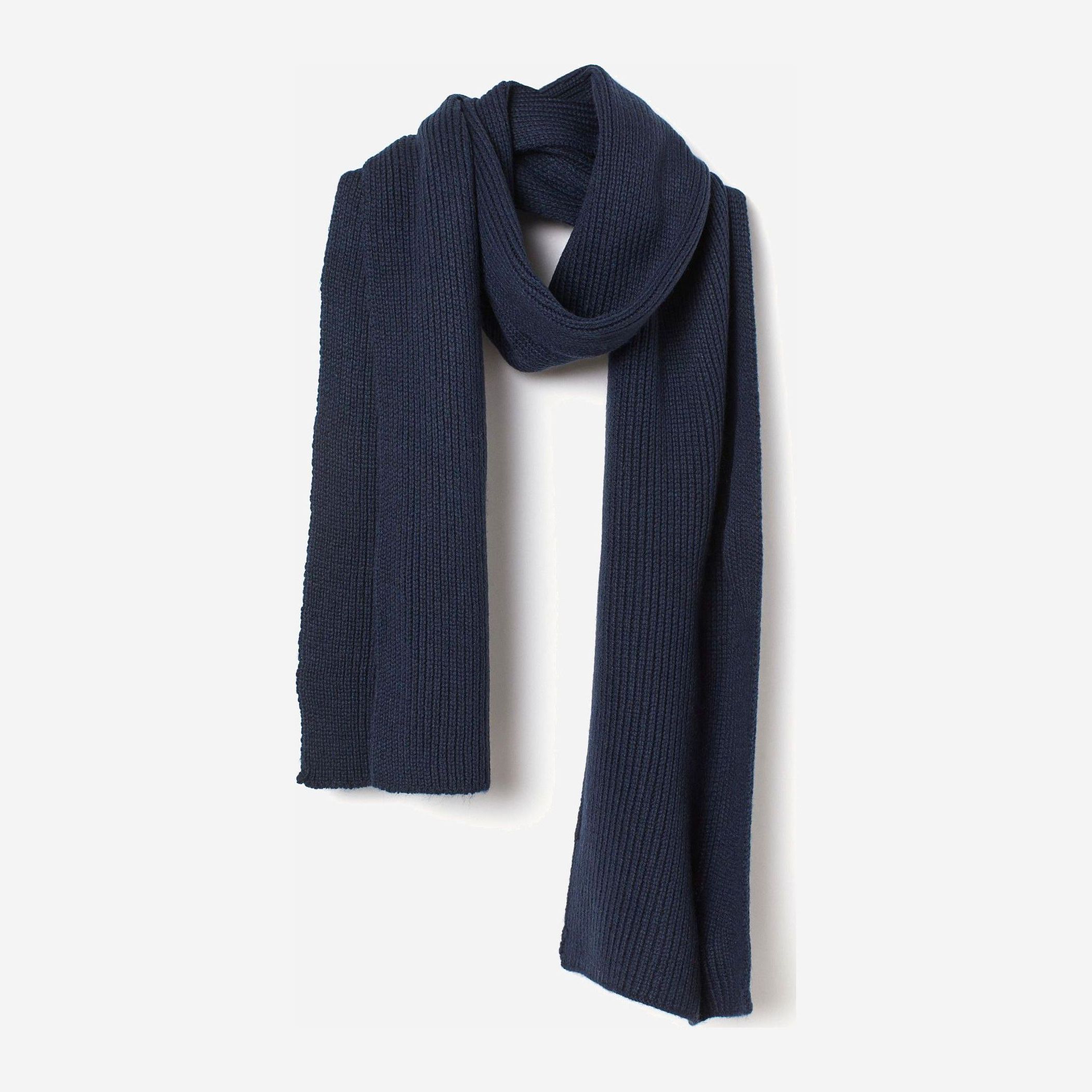 

Шарф H&M 7427450wtr 170х25 см Темно-синий