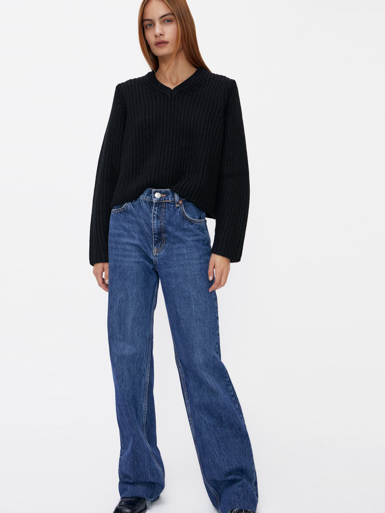 

Пуловер Zara 03519123800 S Черный