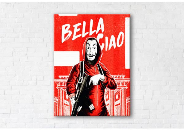 

Картина на холсте IBR Bella Ciao 45x60 см