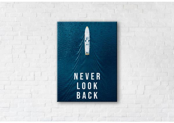 

Картина на холсте IBR Never Look Back 45x60 см