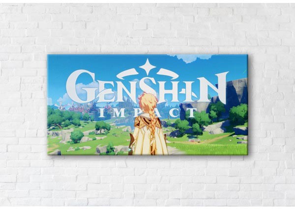 

Картина на холсте IBR Genshin Impact 60x120 см