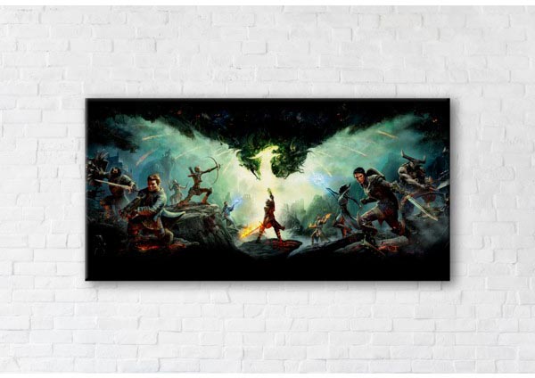 

Картина на холсте IBR Dragon Age: Inqusition 70x140 см