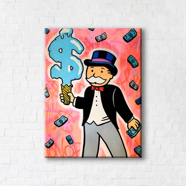 

Картина на холсте IBR Colored Monopoly 90x120 см