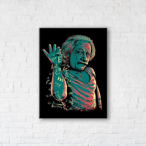 

Картина на холсте IBR Einstein 50x65 см