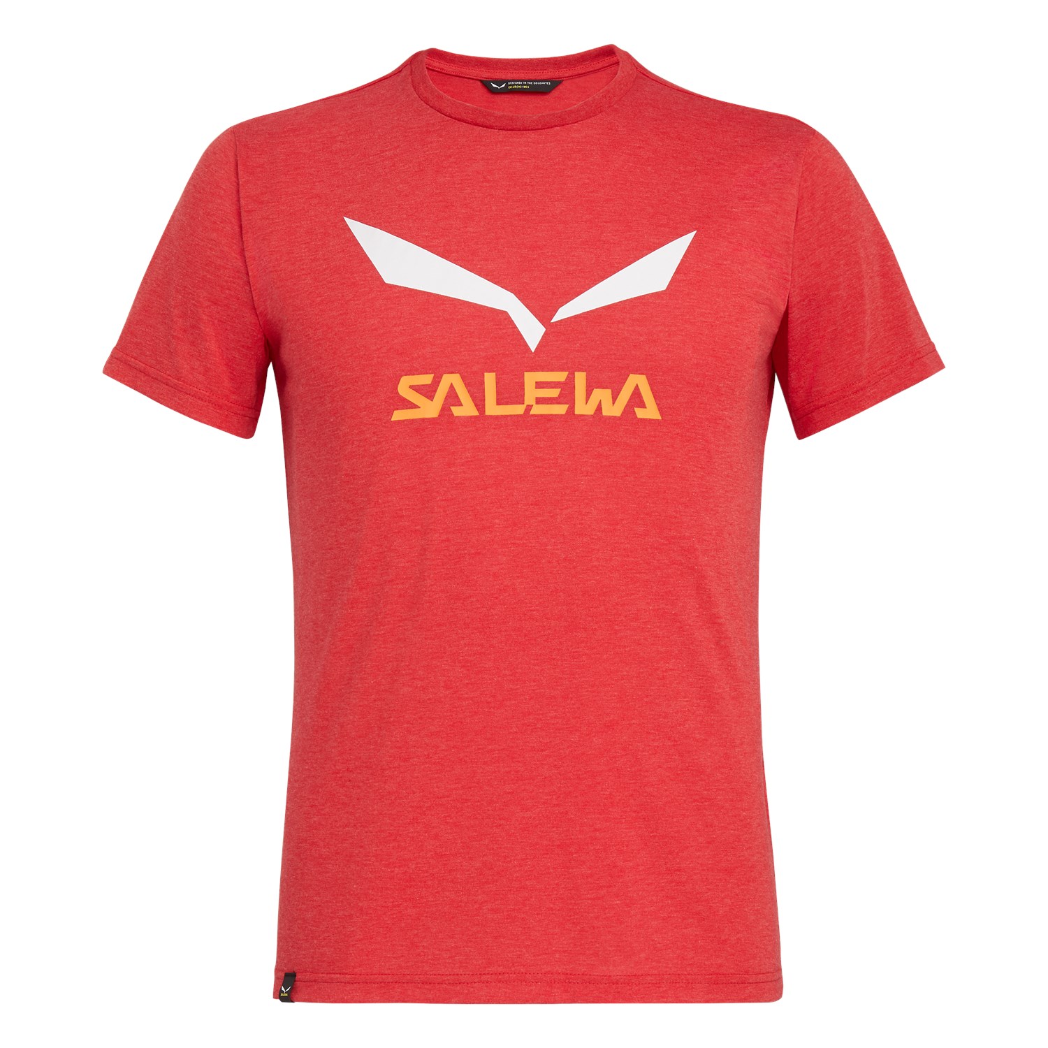 

Футболка Salewa Solidlogo Dri-Release чоловіча  червона, Футболка Salewa Solidlogo Dri-Release чоловіча M червона