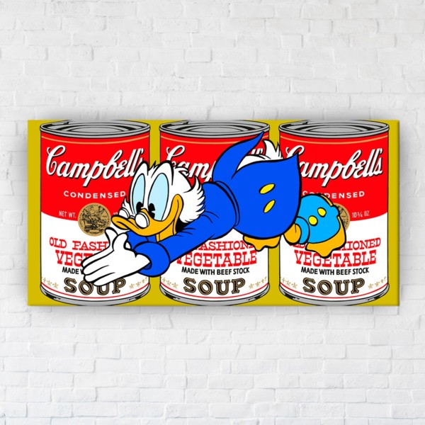 

Картина на холсте IBR Campbell's McDuck 90x180 см
