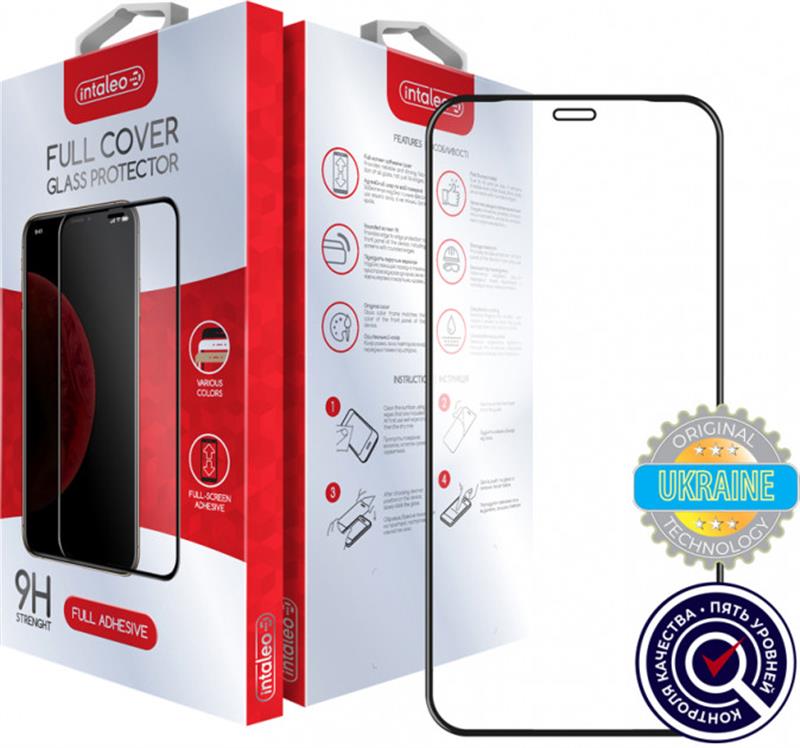 

Защитное стекло Intaleo для Apple iPhone 12 mini Full Glue Black