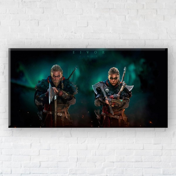 

Картина на холсте IBR Vikings Eivor 40x80 см