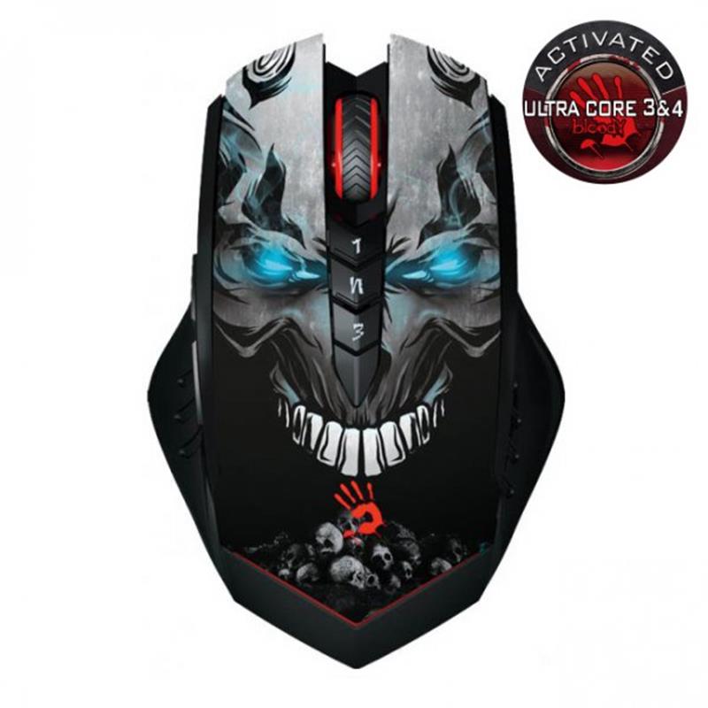 

Мышь беспроводная A4Tech R80A Bloody Skull Black USB