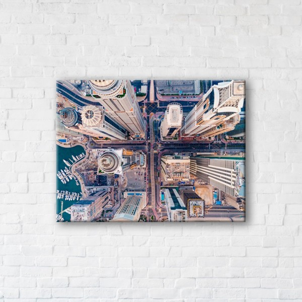

Картина на холсте IBR Dubai From A Height 45x60 см