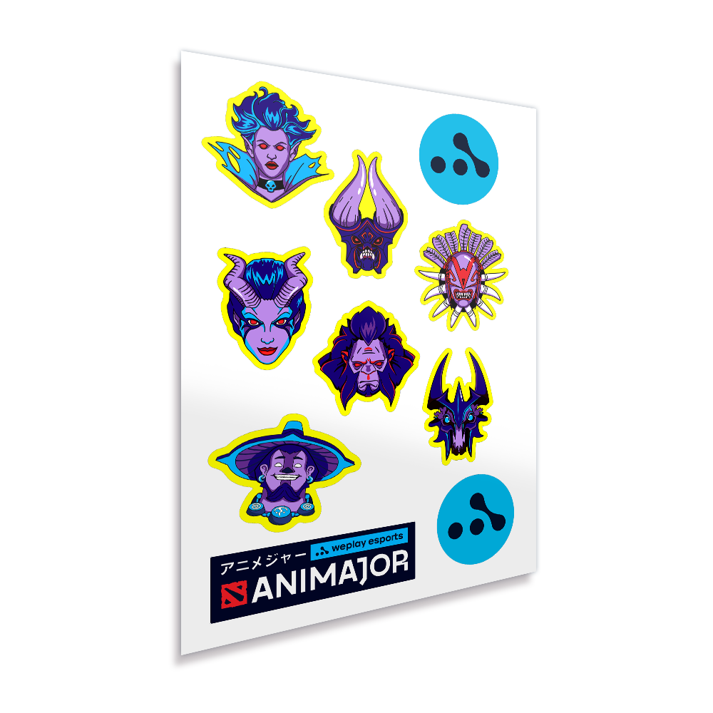

Наклейки ANIMAJOR Dota 2 Series 2 (ES000006)
