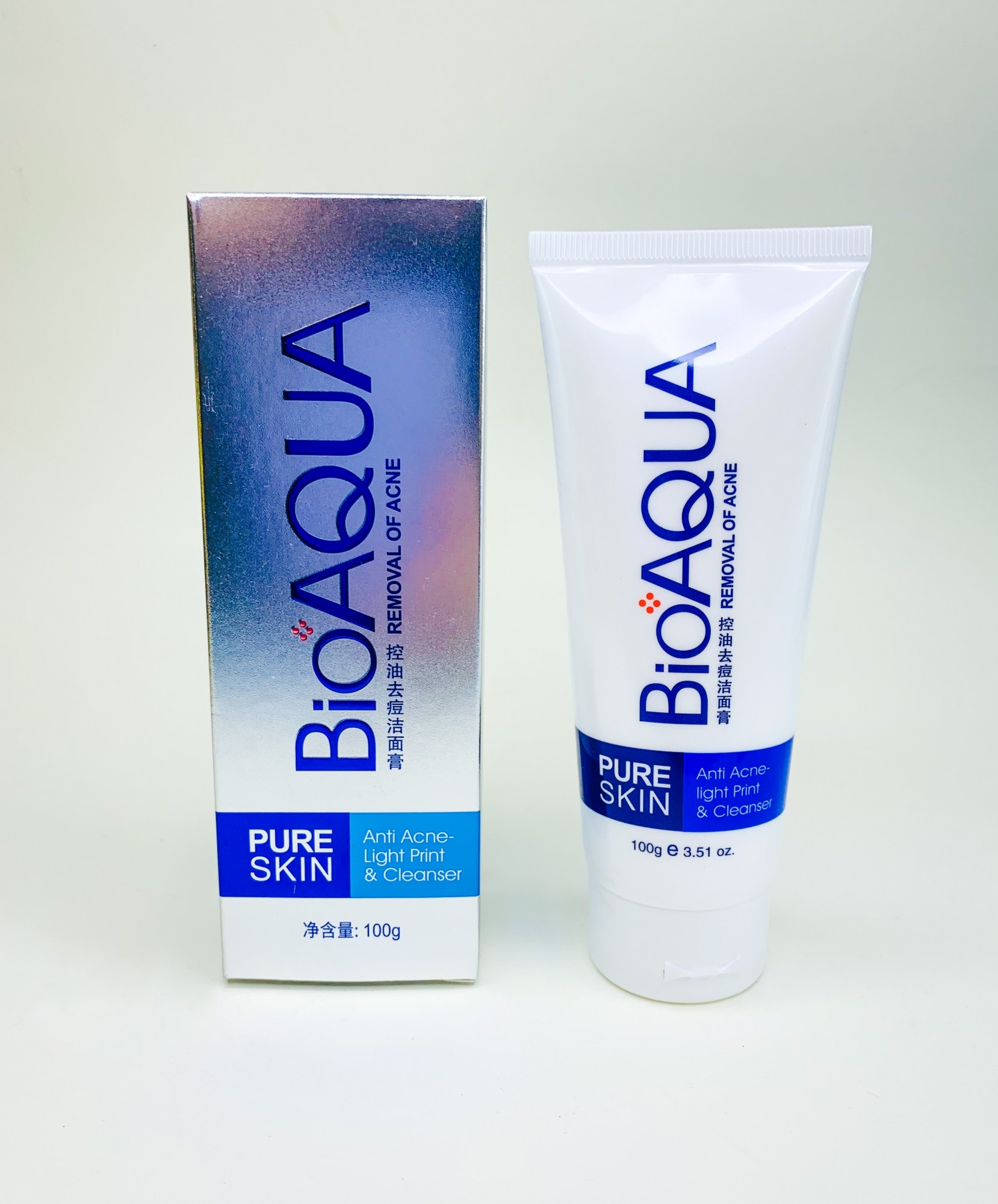 Пенка для умывания от акне, Bioaqua Pure Skin Анти Акне для проблемной ...