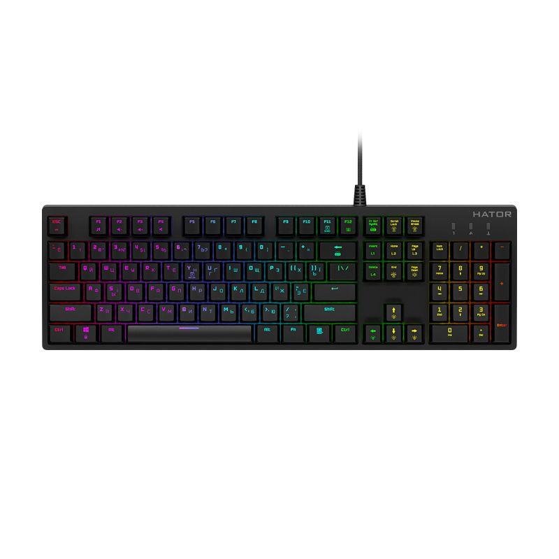 

Клавиатура Hator Rockfall Evo Optical ENG/UKR/RUS (HTK-610) Black USB