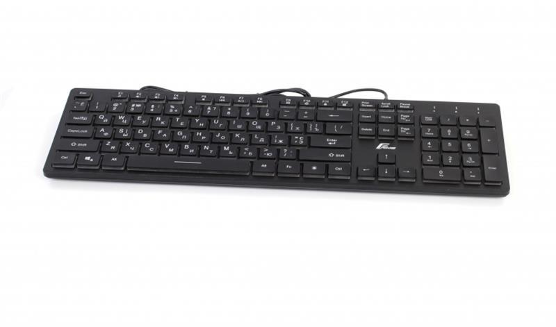 

Клавиатура Frime Moonfox 3Color Black USB RUS/UKR (FLK18210)