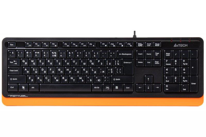 

Клавиатура A4Tech FK10 Black/Orange USB