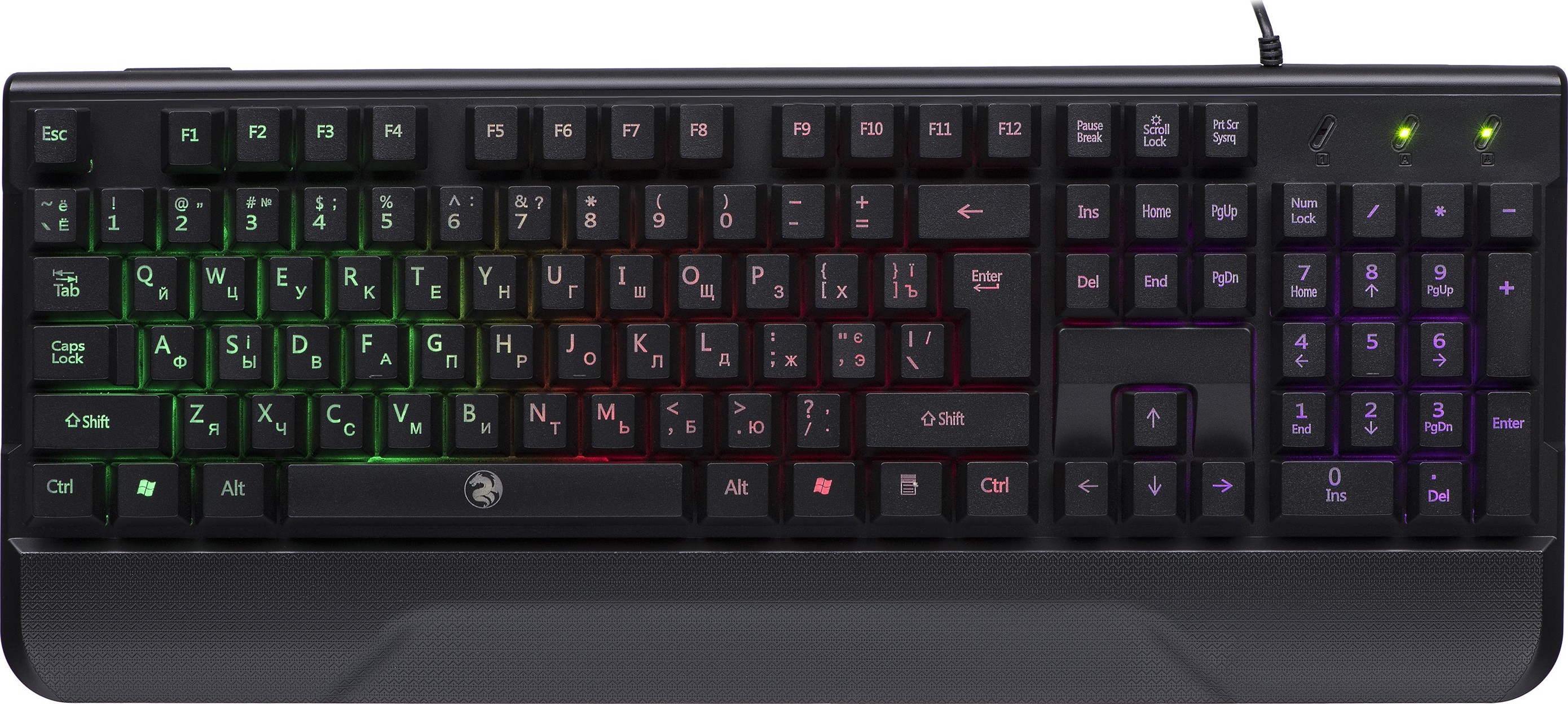 

Клавиатура игровая 2E Gaming KG310 LED USB Black (2E-KG310UB)