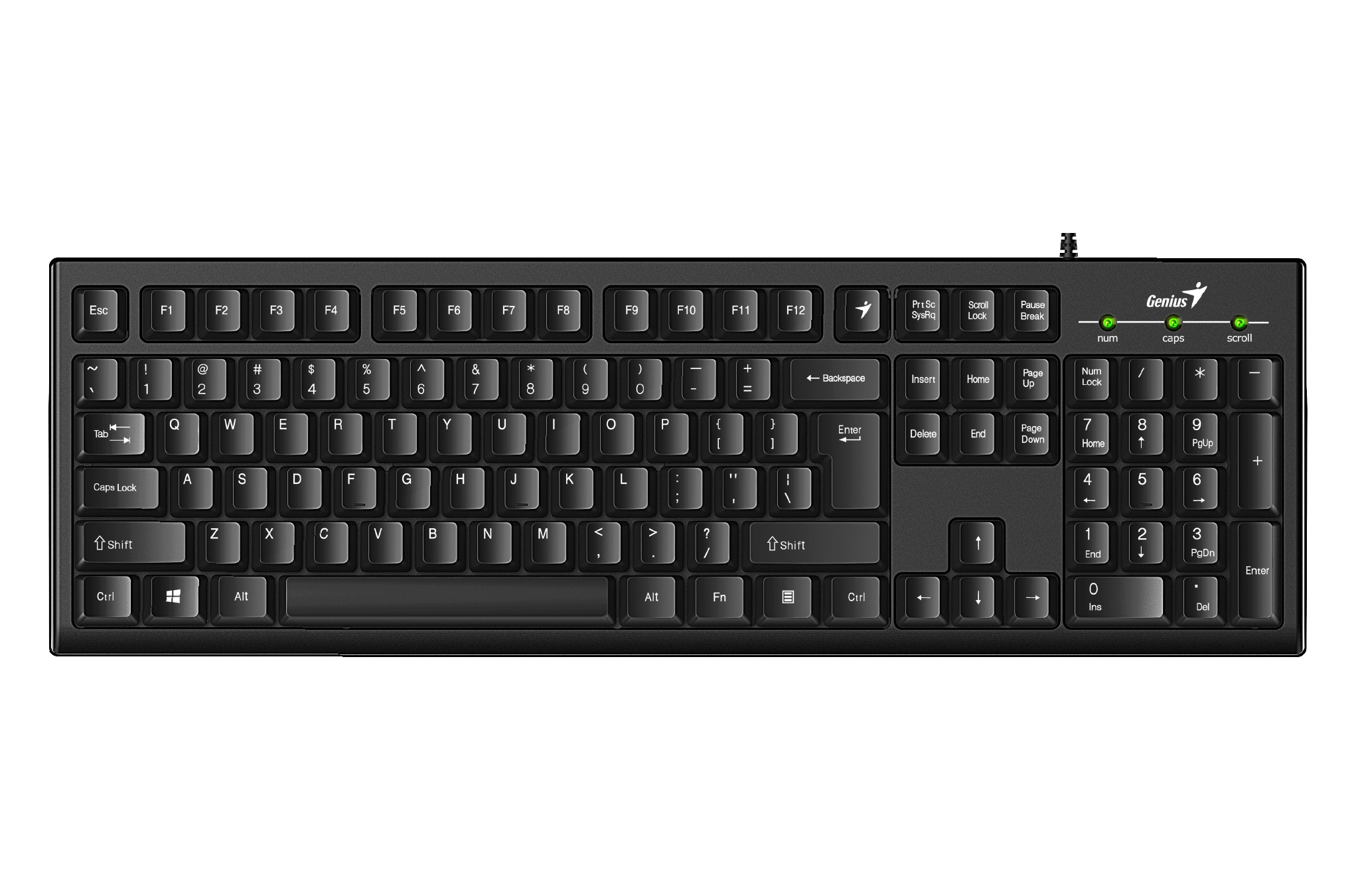 

Клавиатура Genius Smart KB-100 (31300005410) Ukr Black USB