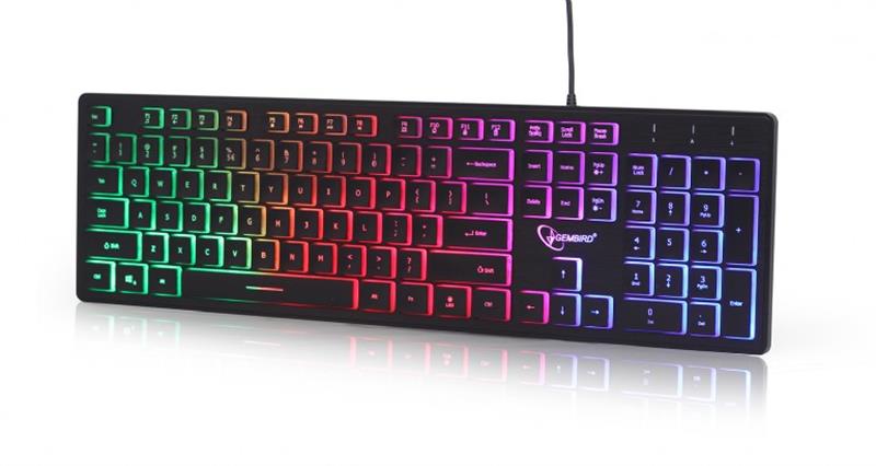 

Клавиатура Gembird KB-UML-01-UA Black USB UKR