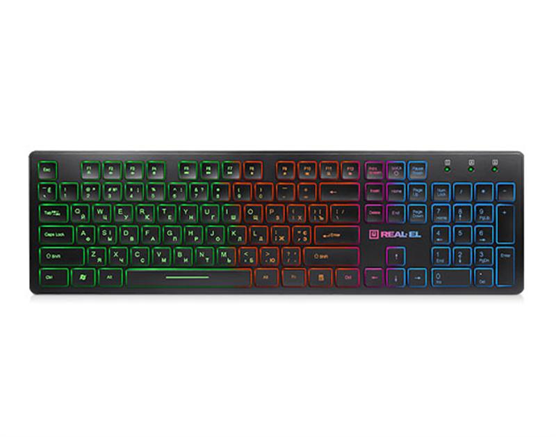 

Клавиатура REAL-EL Comfort 7070 Black USB UAH