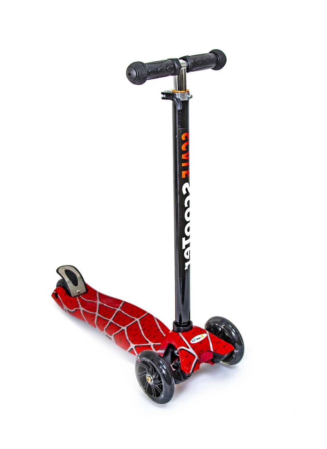 

Самокат детский Maxi Scale Scooter(свет.колеса) Print Spider WEB