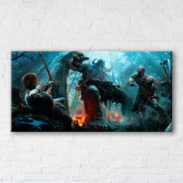 

Картина на холсте IBR God Of War 2 60x120 см