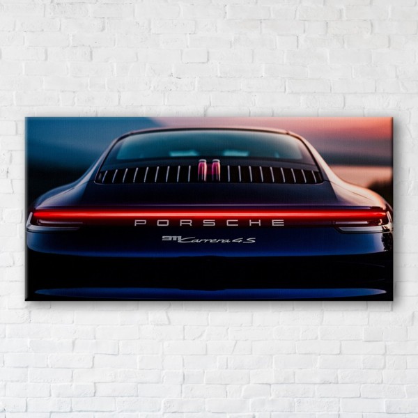 

Картина на холсте IBR Porshe 70x140 см