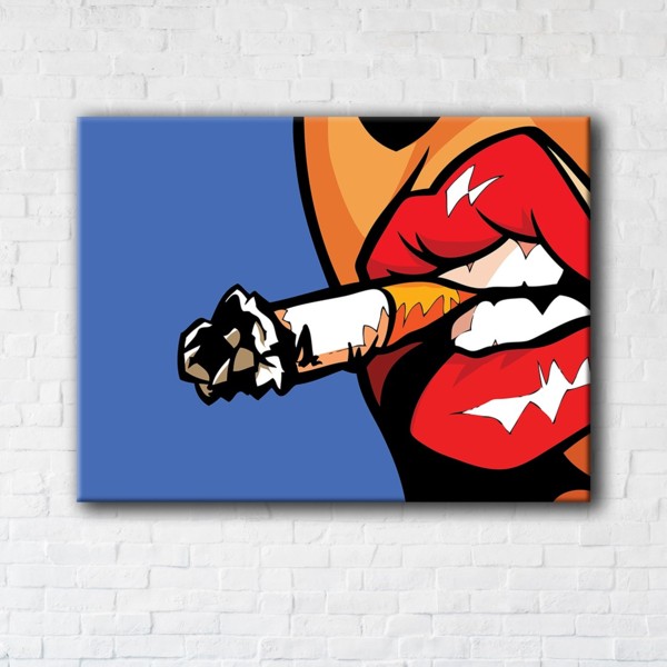 

Картина на холсте IBR Cigarette 50x65 см