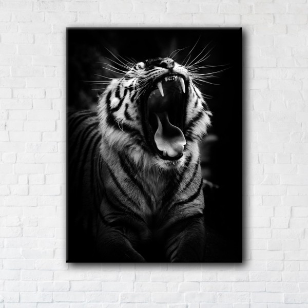 

Картина на холсте IBR Roaring Tiger 75x100 см