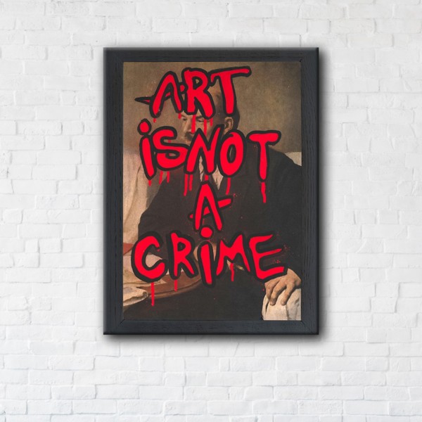 

Картина на холсте IBR Art is not a crime 50x65 см