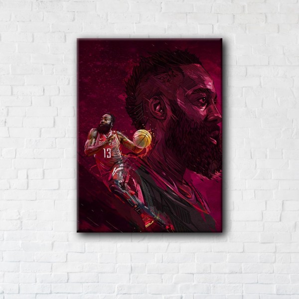 

Картина на холсте IBR James Harden 75x100 см