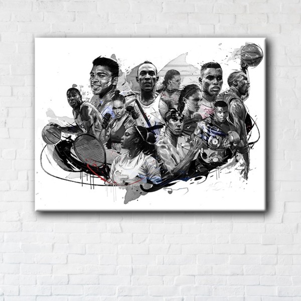 

Картина на холсте IBR USA legends 45x60 см