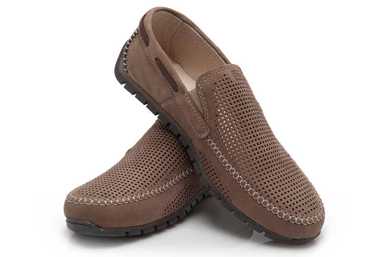 

Мокасины мужские летние Camp 9339 41 Коричневый