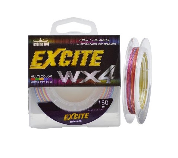 

Шнур рыболовный Fishing Roi Excite WX4 0.23 мм / 150 м multicolor